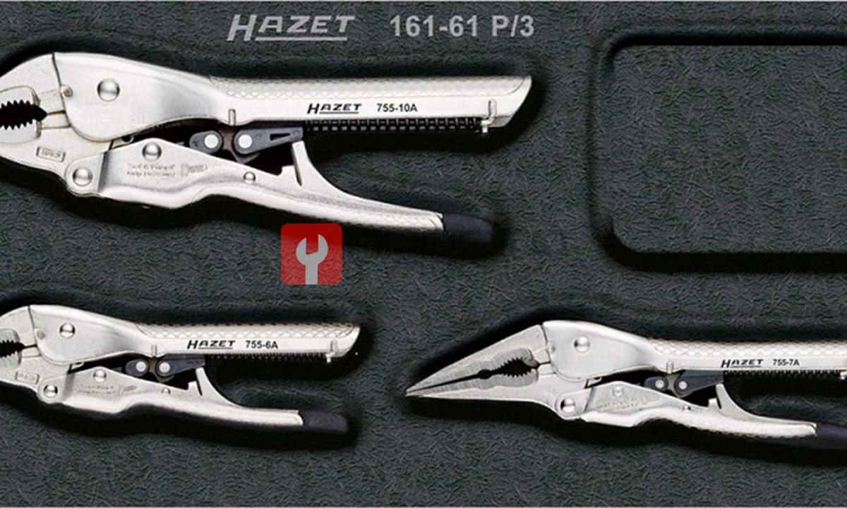  Набор зажимов 3 позиции Hazet 161-61P/3 (0)