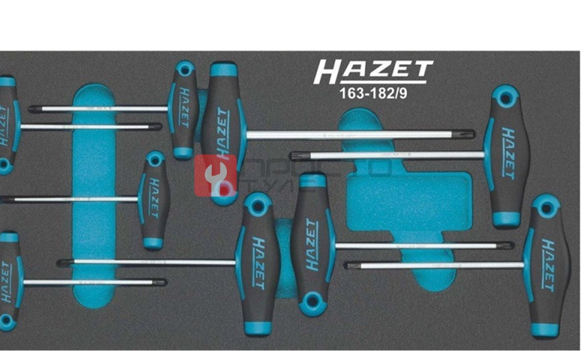  Набор отверток Torx Hazet 163-182/9 (0)