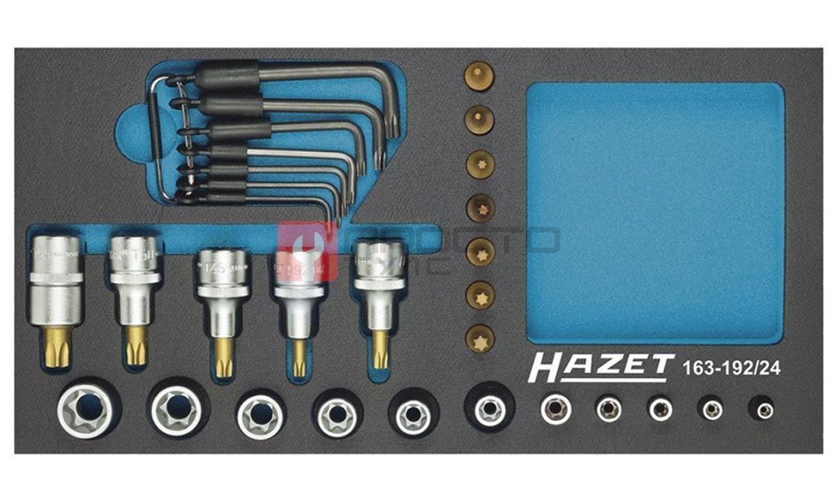  Набор головок Torx с насадками Hazet 163-192/24 (0)