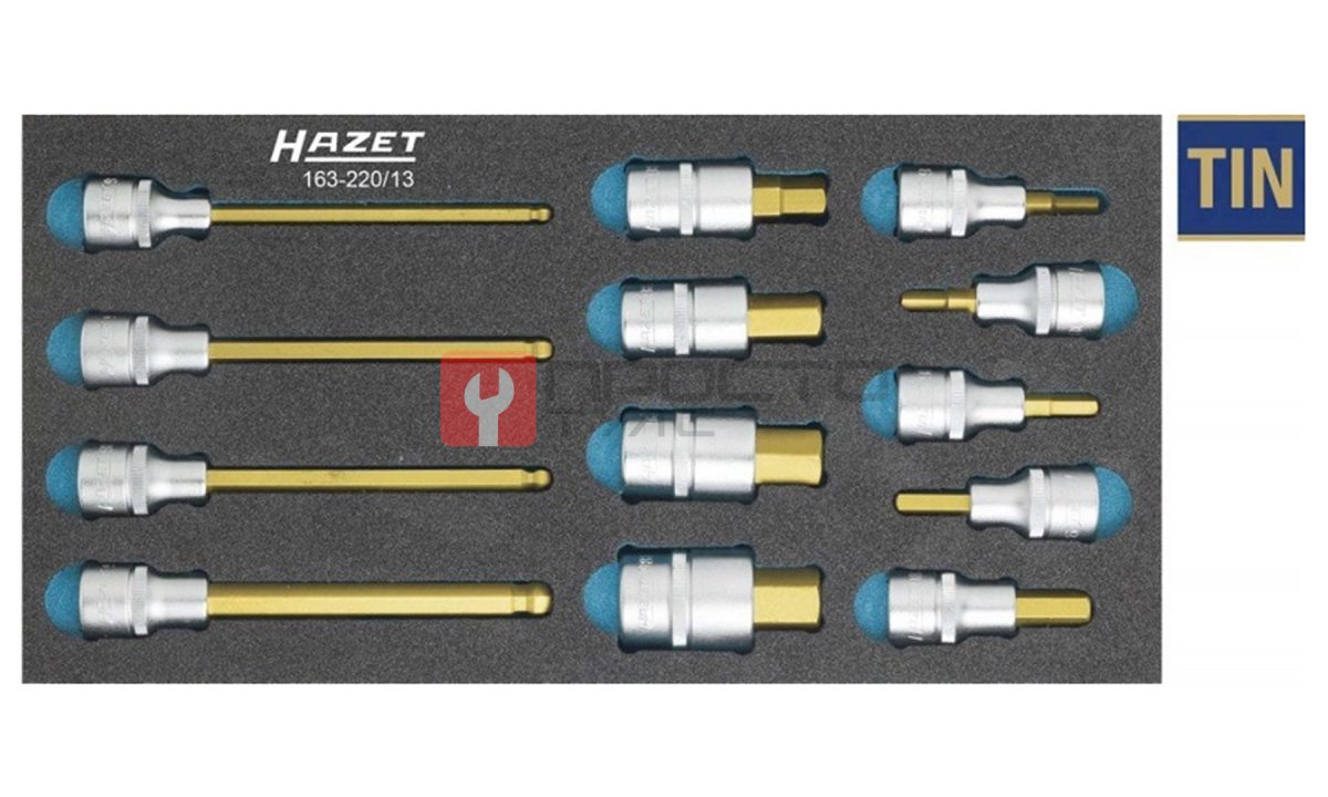  Набор головок с насадками Hazet 163-220/13 (0)
