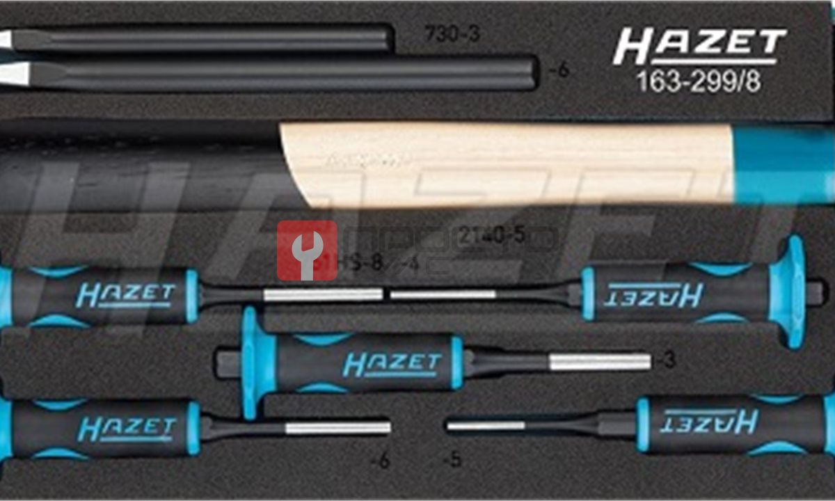  Набор выколоток для шплинтов Hazet 163-299/8 (0)