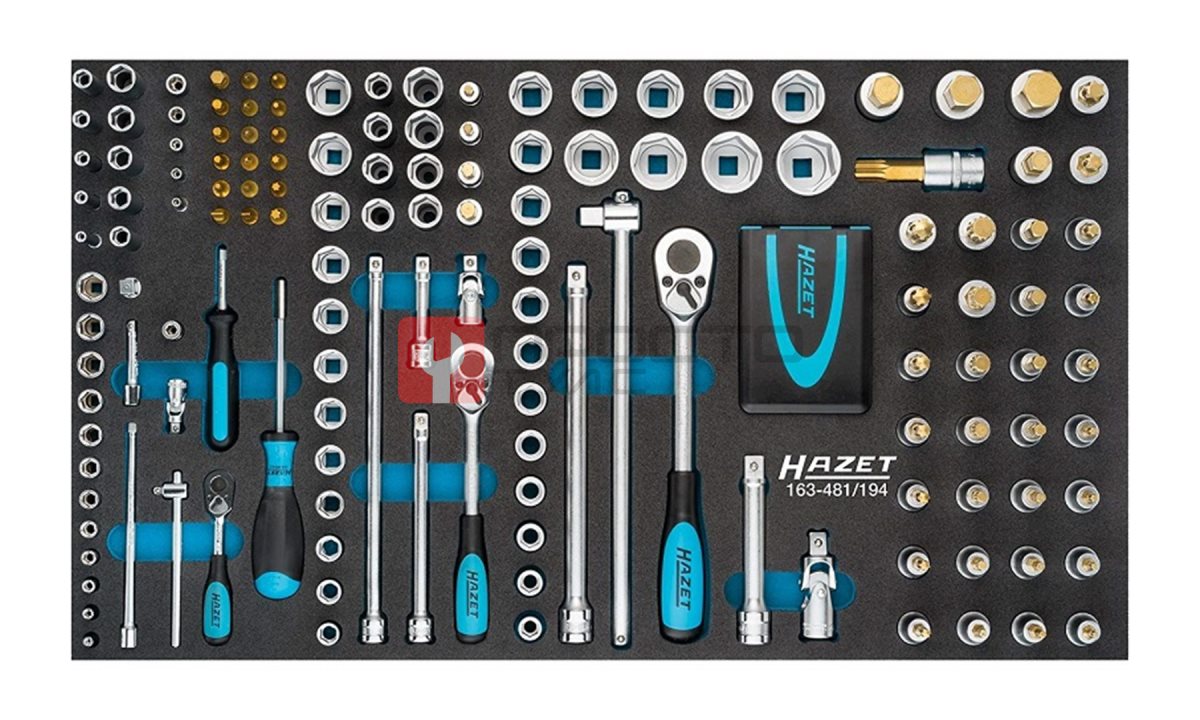  Набор торцевых головок Hazet 163-481/194 (0)