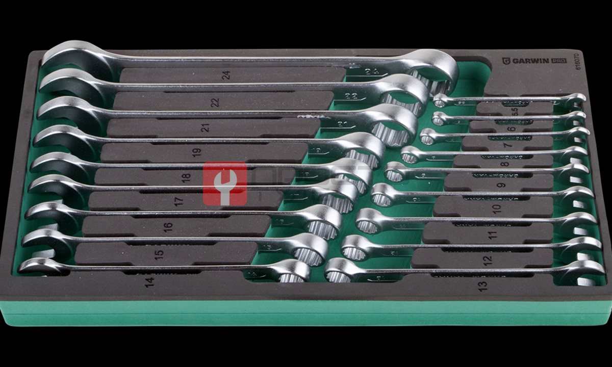  GARWIN PRO 616070 Набор ключей комбинированных 18 пр. 5,5-24 мм в ложементе EVA (1)