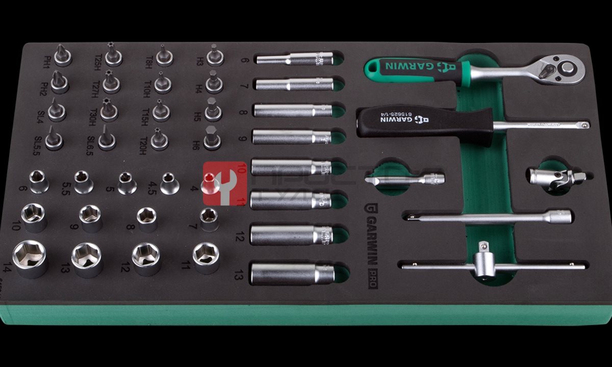  GARWIN PRO 645010 Набор торцевых головок 1/4