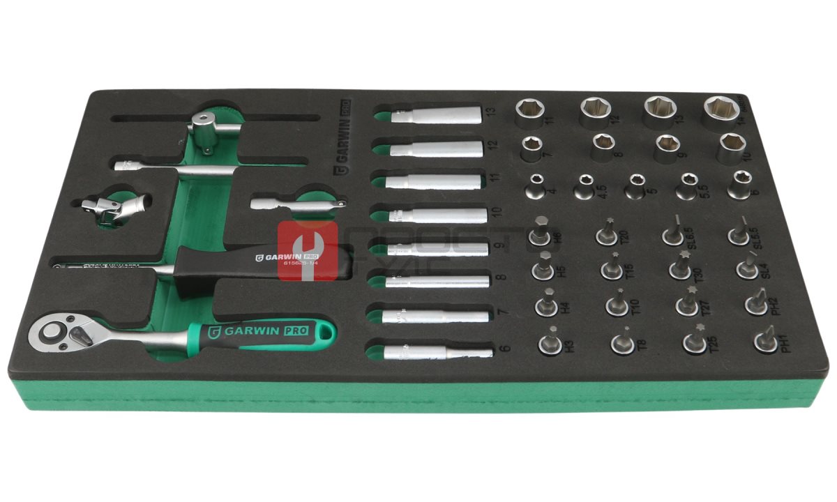  GARWIN PRO 645015 Набор торцевых головок 1/4