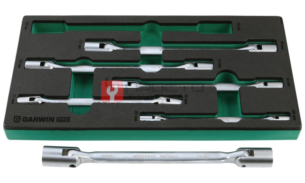  GARWIN PRO 645635 Набор ключей торцевых шарнирных 6-19 мм, 6 пр. в ложементе EVA (0)