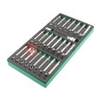  GARWIN PRO 646010 Набор бит 10 мм, Torx, Spline, Hex, 48 пр. в ложементе EVA мни (1)