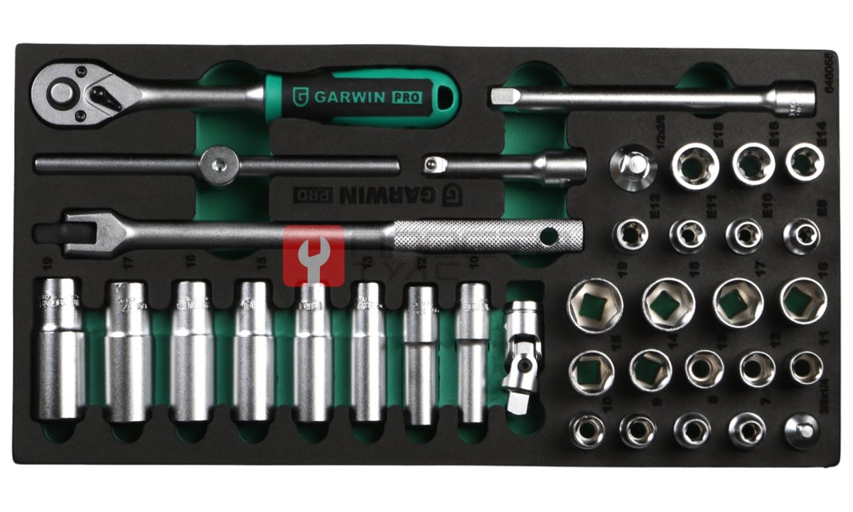  GARWIN PRO 646058 Набор торцевых головок 3/8
