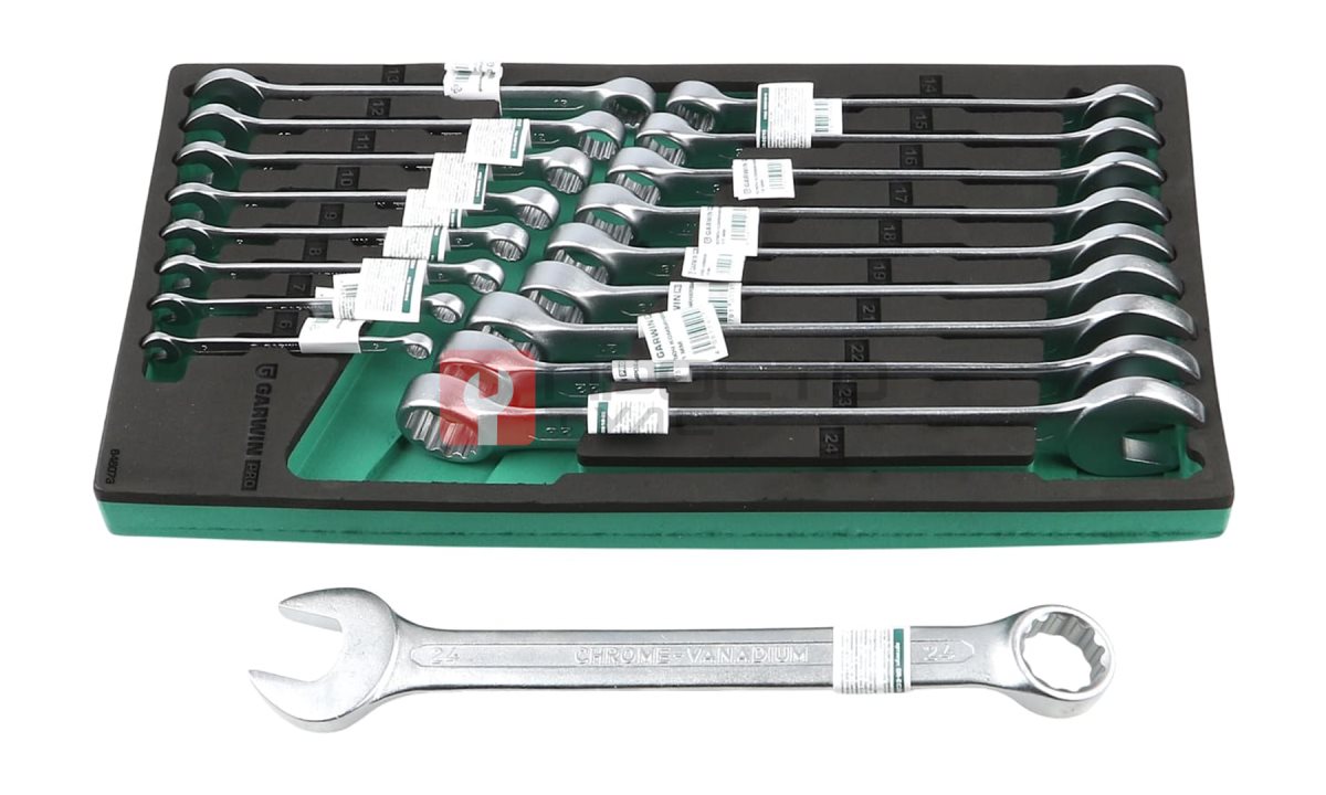  GARWIN PRO 646073 Набор ключей комбинированных 18 пр. 6-24 мм в ложементе EVA (0)