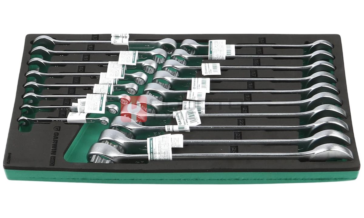  GARWIN PRO 646073 Набор ключей комбинированных 18 пр. 6-24 мм в ложементе EVA (1)
