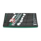  GARWIN PRO 646073 Набор ключей комбинированных 18 пр. 6-24 мм в ложементе EVA мни (1)