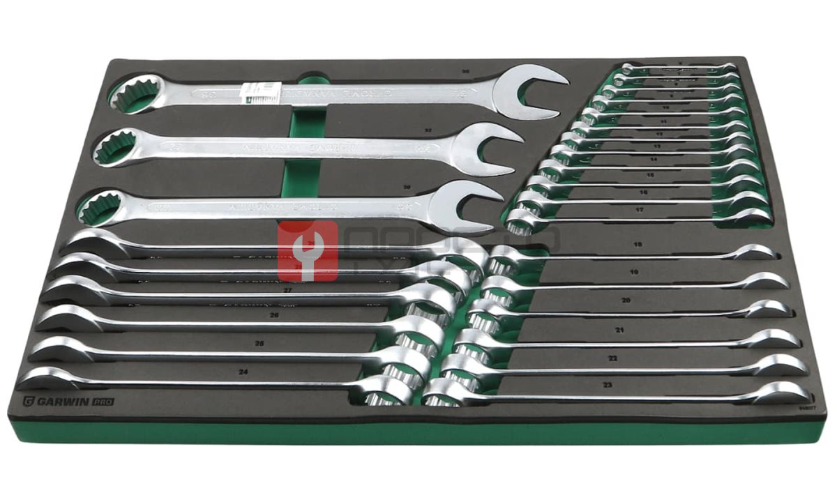 GARWIN PRO 646077 Набор ключей комбинированных 27 пр. 6-36 мм в ложементе EVA (0)