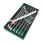  GARWIN PRO 646100 Набор ключей комбинированных удлиненных 13 пр. 10-24 мм в ложементе EVA мни (1)