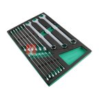  GARWIN PRO 646110 Набор ключей комбинированных удлиненных 16 пр. 10-32 мм в ложементе EVA (3)