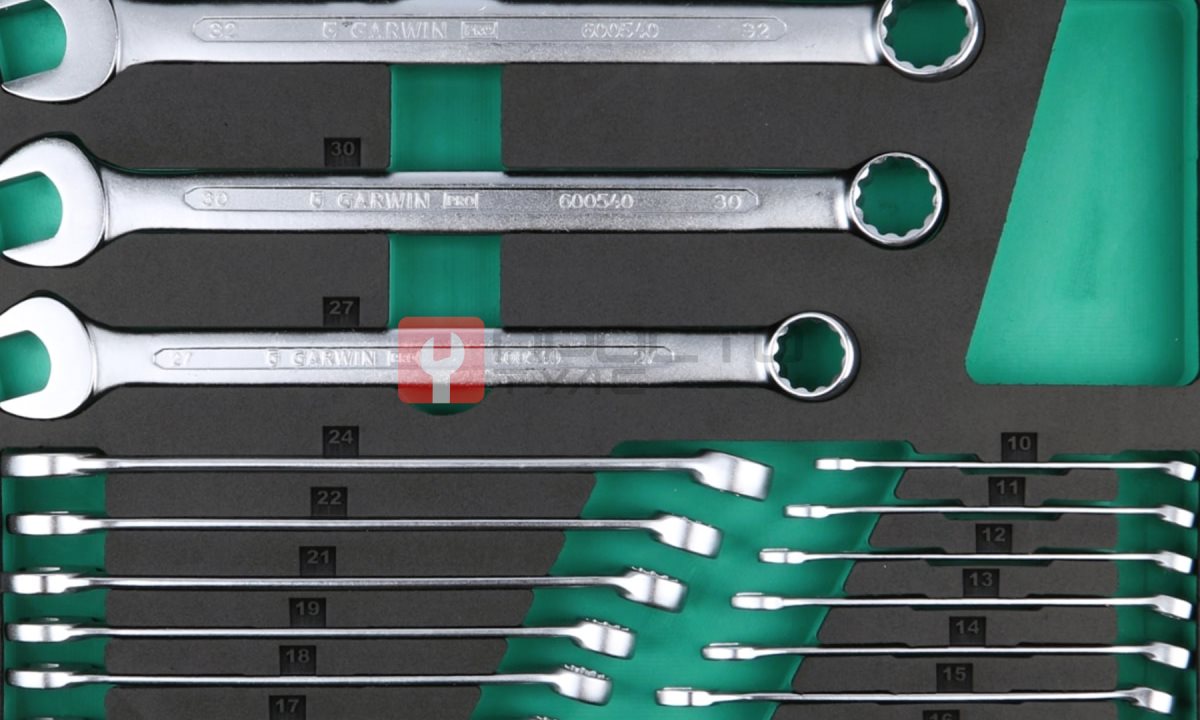  GARWIN PRO 646110 Набор ключей комбинированных удлиненных 16 пр. 10-32 мм в ложементе EVA (1)