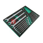  GARWIN PRO 646110 Набор ключей комбинированных удлиненных 16 пр. 10-32 мм в ложементе EVA (2)