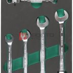  GARWIN PRO 646165 Набор ключей комбинированных трещоточных с шарниром 7 пр. в ложементе EVA (2)