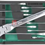  GARWIN PRO 646175 Набор ключей комбинированных трещоточных с шарниром 8-24 мм, 11 пр. в ложементе EVA (3)