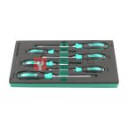  GARWIN PRO 646265 Набор отверток цельнометаллических 6 пр. в ложементе EVA мни (0)