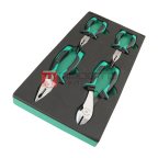  GARWIN PRO 646305 Набор шарнирно-губцевого инструмента 4 пр., 160 и 180 мм в ложементе EVA мни (1)