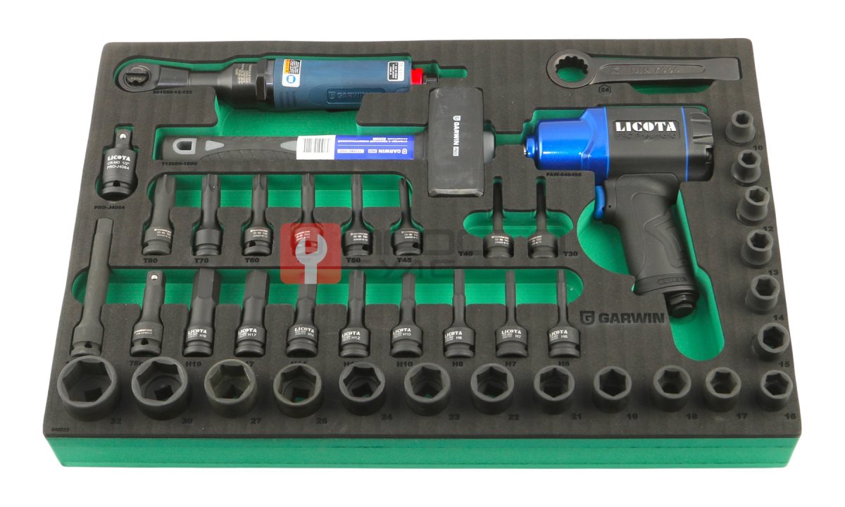  GARWIN PRO 646535 Набор пневмоинструмента с гайковертом 41 пр. в ложементе EVA (0)