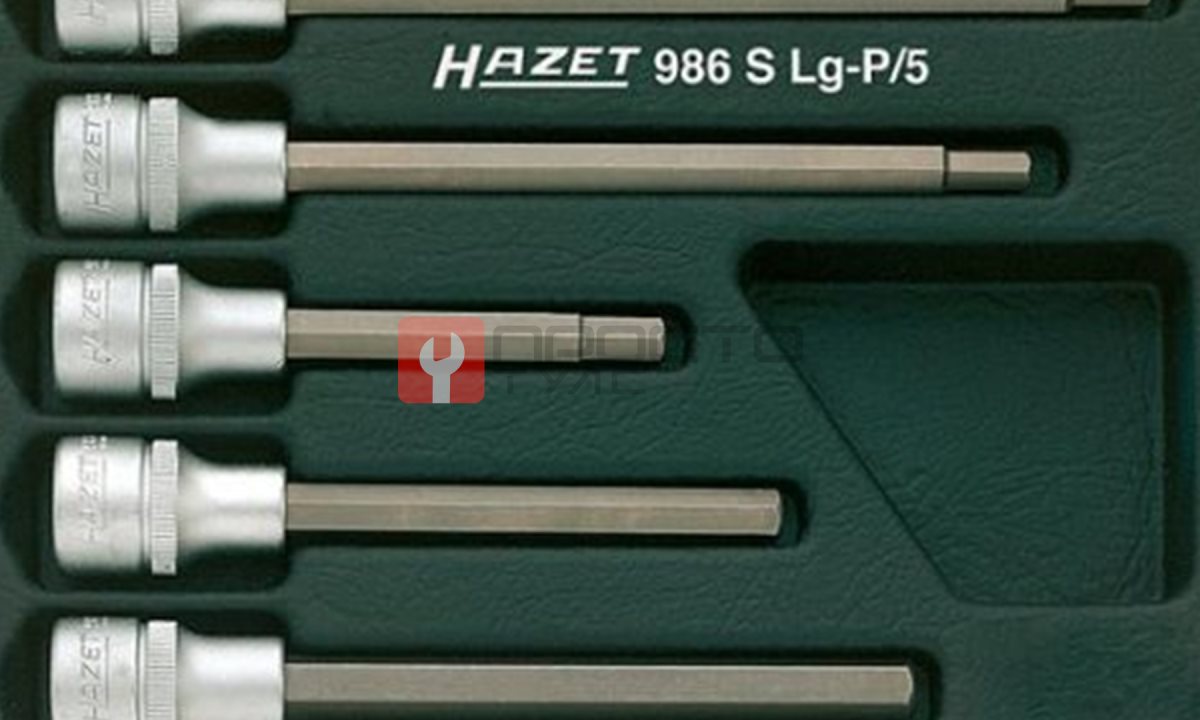  Набор головок с насадками Hazet 986SLG-P/5 (0)
