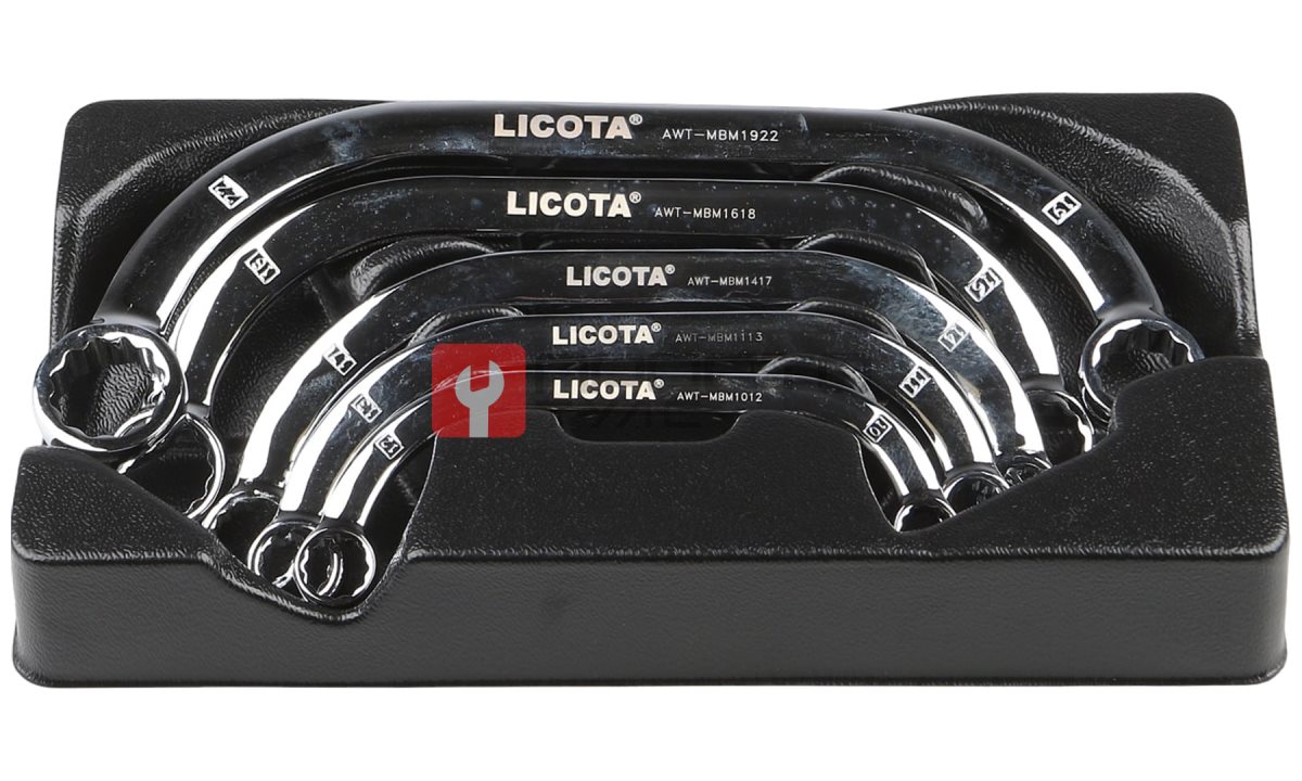  Licota ACK-274005 Набор ключей накидных изогнутых 