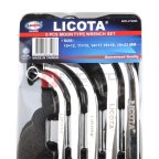  Licota ACK-274005 Набор ключей накидных изогнутых 