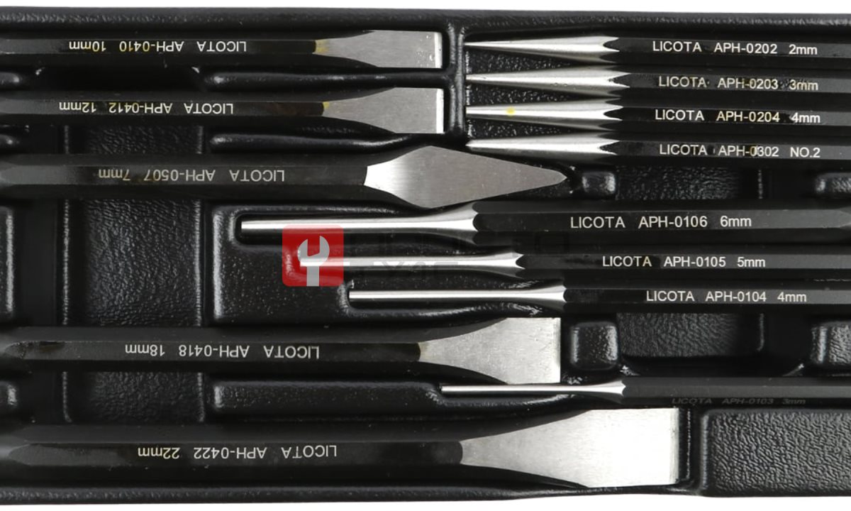  Licota ACK-274006 Набор ударно-режущего инструмента в ложементе, 13 пр. (1)