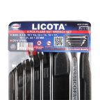  Licota ACK-274007 Набор ключей разрезных 6 - 24 мм в ложементе, 6 пр. (8)