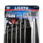  Licota ACK-274011 Набор ключей E-профиль E6 - E24 в ложементе, 6 пр. (3)