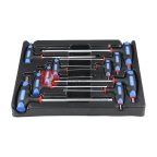  Licota ACK-382002 Набор ключей Т-образных шестигранных H2 - H12 с пластиковой рукояткой в ложементе, 10 пр. мни (0)