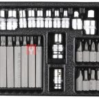  Licota ACK-384003 Набор вставок и головок Е-профиль 83 пр. в ложементе (4)