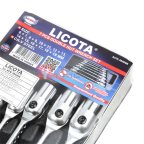 Licota ACK-384006 Набор ключей торцевых карданных 6 - 19 мм, 7 пр., в ложементе (3)