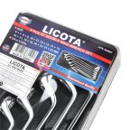  Licota ACK-384007 Набор ключей накидных 75 гр. 6 - 23 мм, 9 пр. в ложементе (3)