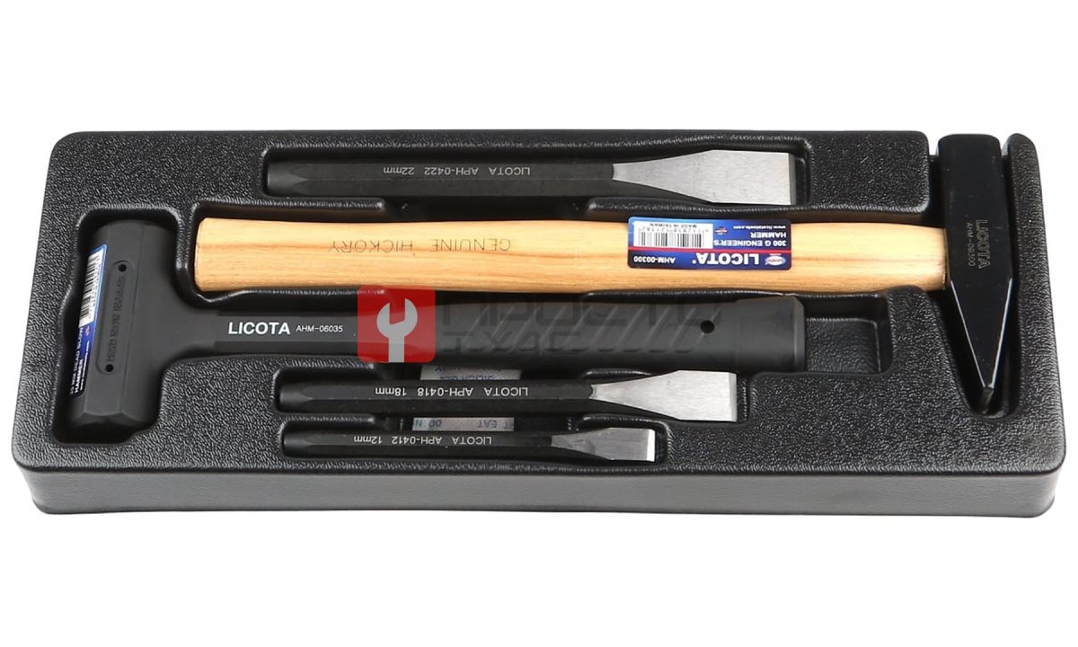  Licota ACK-384011 Набор молотков и зубил 5 пр. в ложементе (0)
