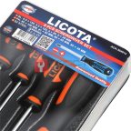  Licota ACK-384014 Набор отверток профессиональных 8 пр. в ложементе (5)