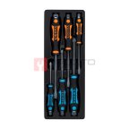  Licota ACK-384015 Набор отверток цельнометаллических 6 пр. в ложементе мни (1)