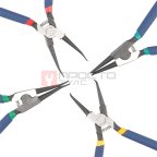  Licota ACK-384029 Набор съемников стопорных колец японского типа, 4 пр., в ложементе (4)
