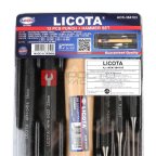  Licota ACK-384103 Набор ударно-режущего инструмента с молотком 500 г, 12 пр., в ложементе (7)