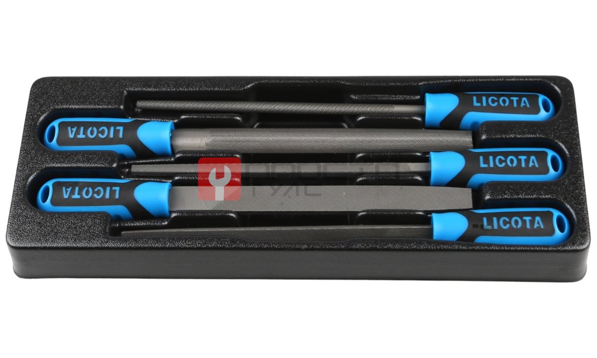 Licota ACK-384105 Набор напильников 200 мм, 5 пр. в ложементе (0)