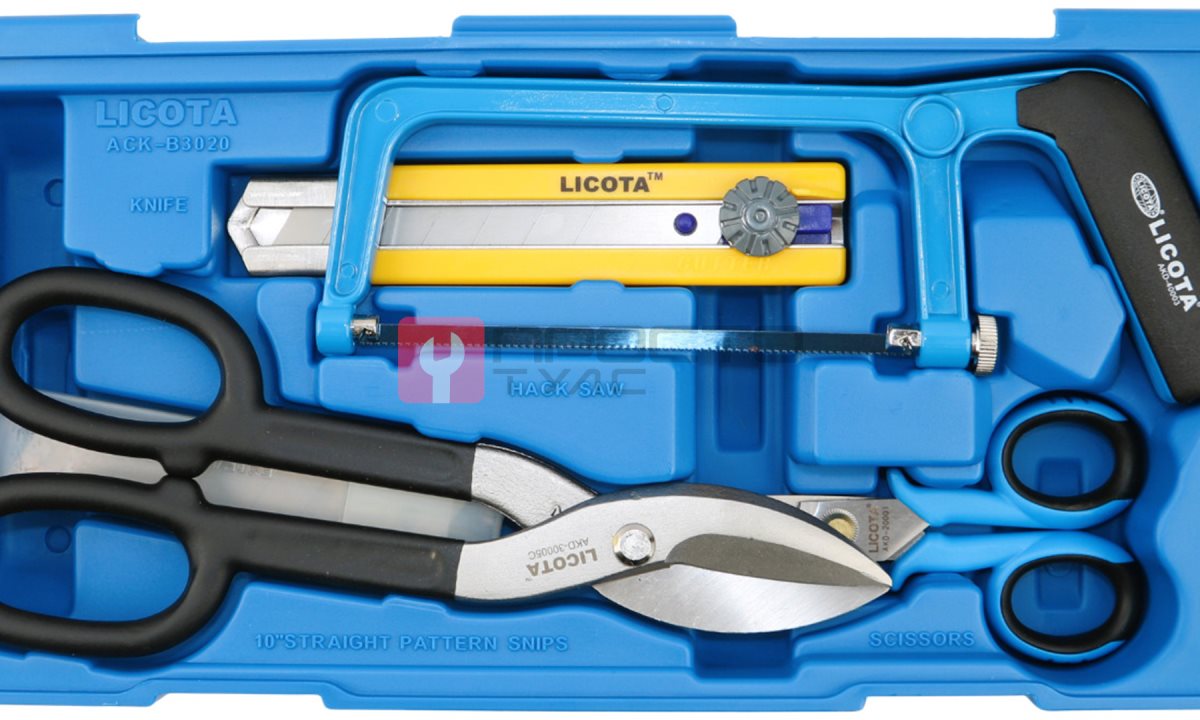  Licota ACK-B3020 Набор режущего инструмента, в ложементе-кейсе, 4 пр. (1)