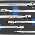  Licota ACK-E38315 Набор ключей торцевых карданных 8 - 19 мм, 6 пр., ложемент EVA (2)