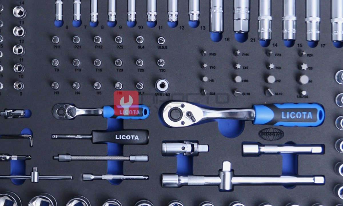  Licota ACK-E8010F Набор инструмента 1/2