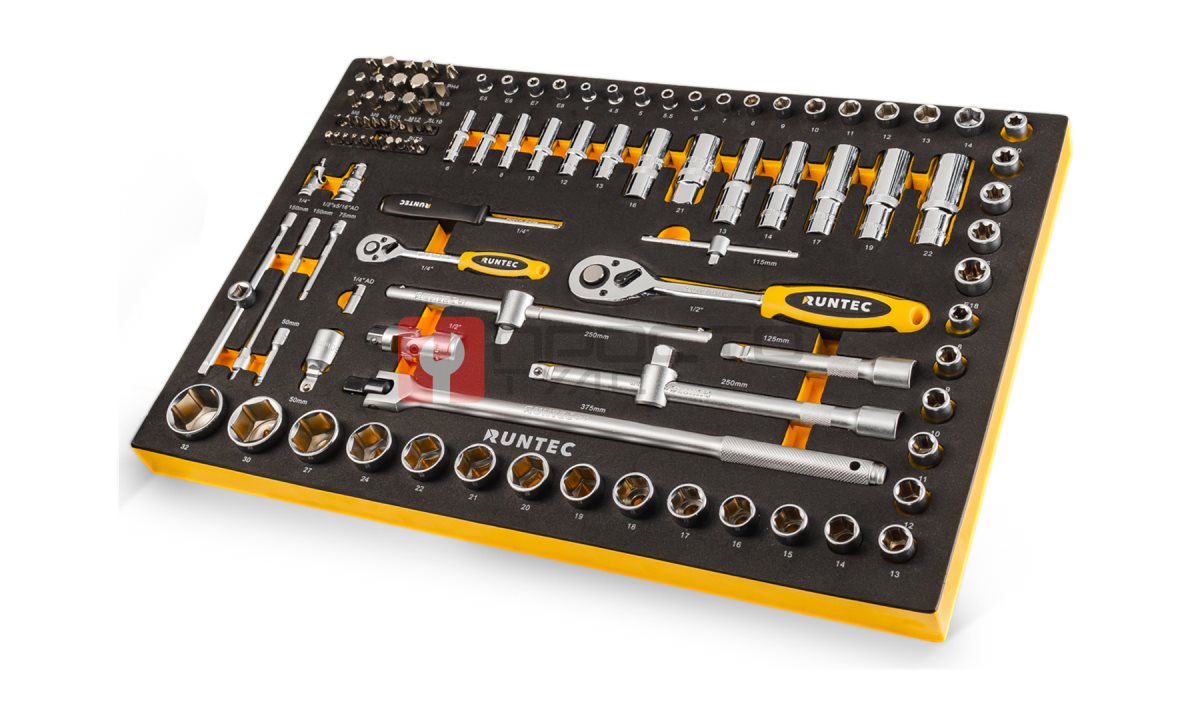  RUNTEC RT-HT1E110 Набор торцевых головок с аксессуарами RUNTEC 1/2