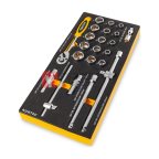  RUNTEC RT-HT1E23F Набор торцевых головок с аксессуарами RUNTEC 3/8