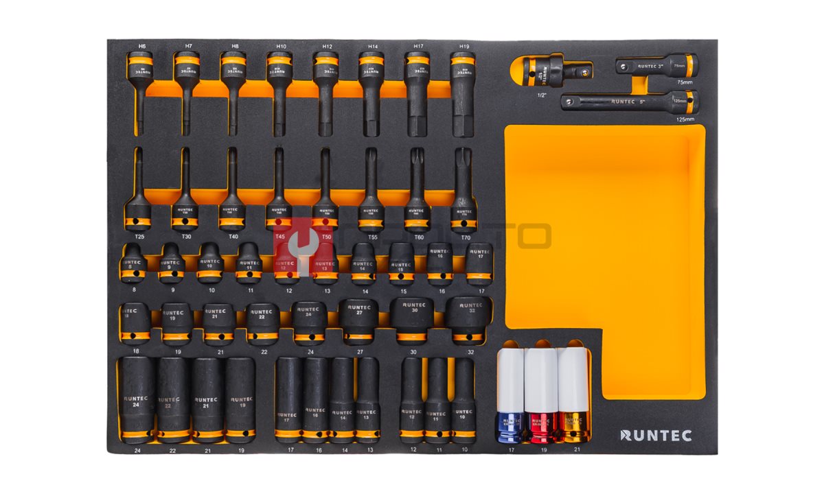  RUNTEC RT-IS1E51F Набор ударных головок с аксессуарами RUNTEC 1/2