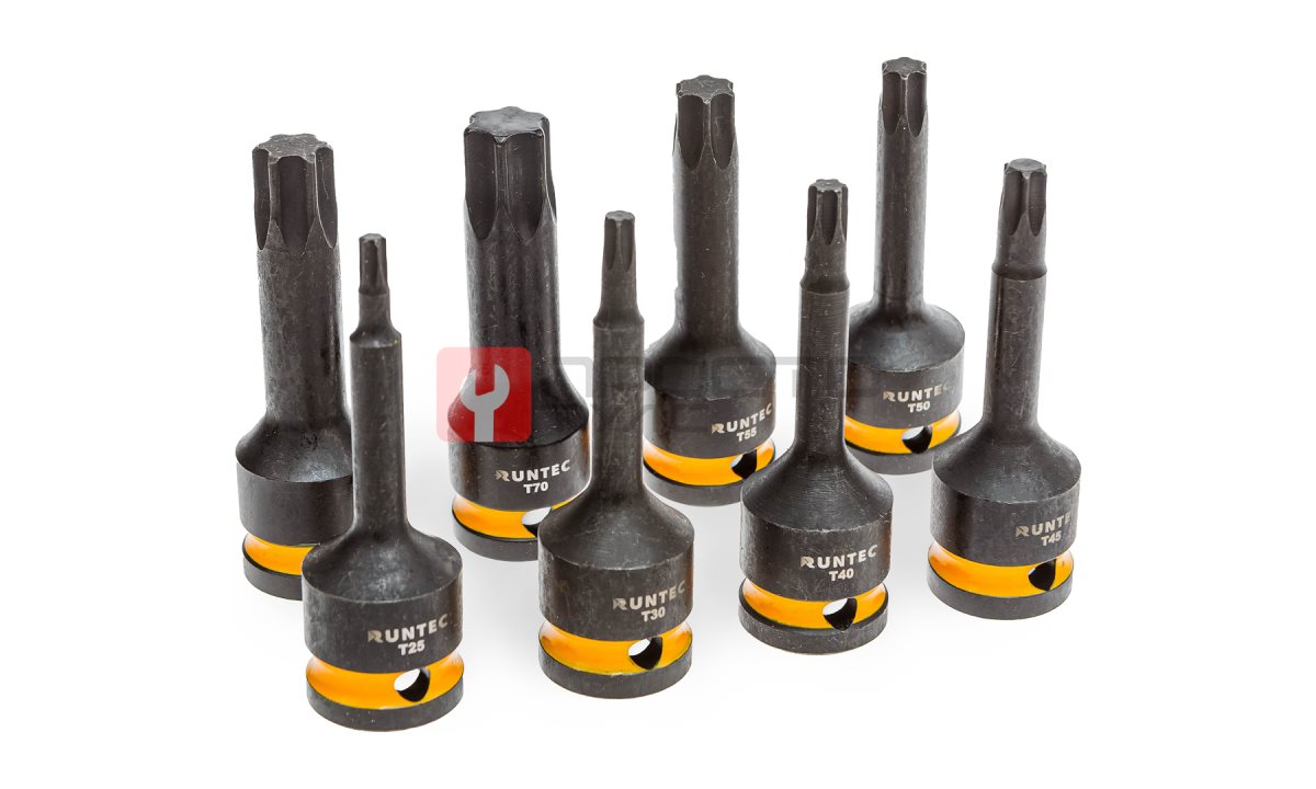  RUNTEC RT-ISPE53F Набор с пневмогайковертом, ударными головками и аксессуарами RUNTEC 1/2