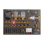  RUNTEC RT-IWIS1E39F Набор с аккумуляторным гайковертом, ударными головками и аксессуарами RUNTEC 1/2