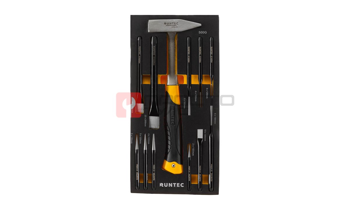  RUNTEC RT-PC1E12 Набор ударно-режущего инструмента RUNTEC в ложементе EVA, 12 предметов (1)
